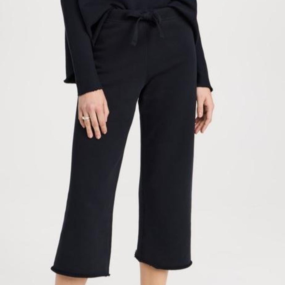 Frank & Eileen Tee Lab Cropped Sweatpants in Classic Black Size S